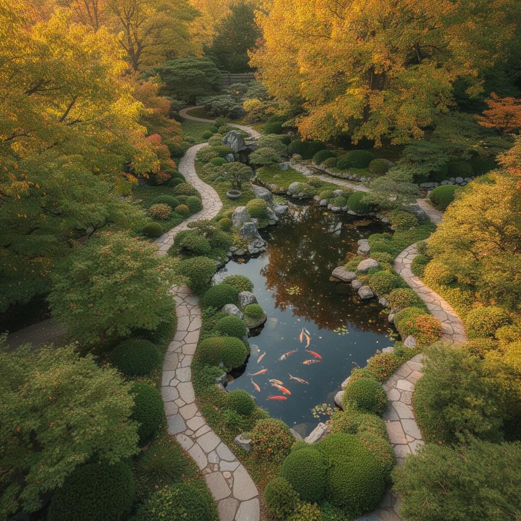 Forest City parks in autumn